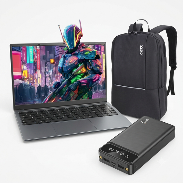 Acemagic LX15 Pro Laptop Bundle | 15.6" Full HD & Powerbank Special