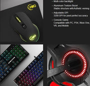 KWG Draco E1A 4-in-1 RGB Gaming Combo Set | Mechanical Keyboard