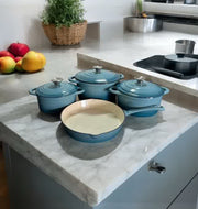 Smart Basics 7-Piece Cast Iron Pots & Skillet Bundle