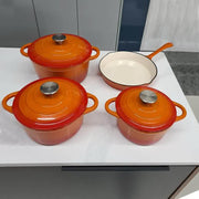 Smart Basics 7-Piece Cast Iron Pots & Skillet Bundle
