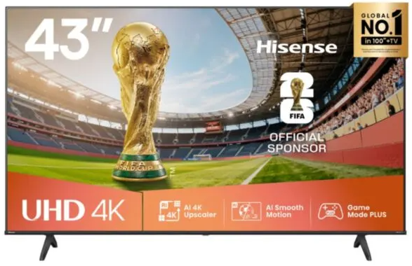 Hisense 43" 4K Compact Cinema Bundle