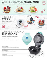 Smart Basics Waffle Bowl & Mini Donut Maker Bundle