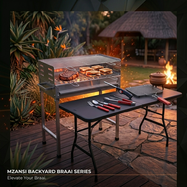 ULTIMATE MZANSI BACKYARD BRAAI & ENTERTAINING BUNDLE: 6-PIECE MEGA SET