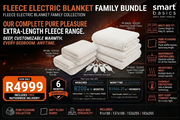 Fleece Electric Blanket Family Bundle: The Ultimate Winter Warmth Pack