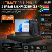 Ultimate Professional Mobility Bundle: Dell Pro 15 Essential i5 Notebook & Port Courchevel Backpack