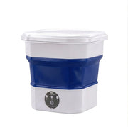 Smart Basics Foldable Mini Washer & Laundry Basket Bundle